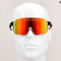 Слънчеви очила Red Bull SPECT Stun matt black/brown with red mirror 9