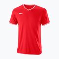 Мъжка тениска за тенис Wilson Team II High V-Neck Red WRA794103