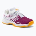 Детски обувки за тенис Wilson Kaos K 2.0 в бяло и розово WRS329190