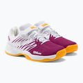 Детски обувки за тенис Wilson Kaos K 2.0 в бяло и розово WRS329190 5