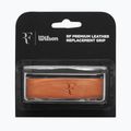 Обвивка за тенис ракета Wilson Roger Federer Tennis Shield Leather brown 2