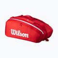 Wilson Super Tour Red 15PK червена тенис чанта