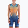 Дамски гащеризон за триатлон Synergy Pro Sleeveless Racerback Trisuit orange wave