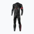 Мъжки неопренов костюм за триатлон Synergy Adrenaline Full Sleeve 5 mm black/red