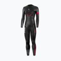 Дамски неопренов костюм за триатлон Synergy Adrenaline Full Sleeve 5 mm black/red