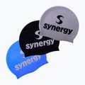 Плувна шапка Synergy Silicone Swim Cap 3-Pack black/blue/silver