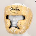Боксова каска Top King Super Star бяла/златна 8