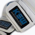 KSW Граплинг ръкавици кожени бели 5