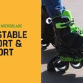 Детски ролери Rollerblade Microblade тъмно синьо и оранжево 07221900 174 14