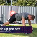 Ръкохватки за изтласкване Pure2Improve Push-up Pro Set червено/черно P2I202160 6