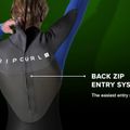 Мъжки скафандър за плуване Rip Curl Omega 5/3 mm GB B/Zip 70 сиво-син 113MFS 4