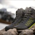 Dolomite мъжки ботуши за трекинг Croda Nera Hi GTX gunmetal grey/lime green 13
