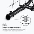 Футболна врата OneTeam One 300 x 200 cm от поцинкована стомана, бяла/черна 7