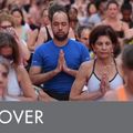 Килимче за йога Gaiam Tie Dye 4 мм синьо 54844 8