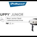 Polisport Guppy Junior CFS седалка за велосипед със заден багажник сива FO 8636100012 8