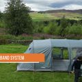 Пакет Vango Castlewood 400 минерално зелена палатка за къмпинг за 4 човека 9