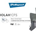 Детска седалка за велосипед POLISPORT Koolah CFS кафява FO 8631500014 7