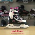 Детски ролкови кънки FILA Wizy black/salmon 10