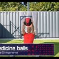 Медицинска топка Pure2Improve 4 кг оранжева 2139 4