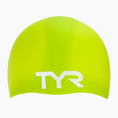 Шапка за плуване TYR Wrinkle Free Silicone limelight