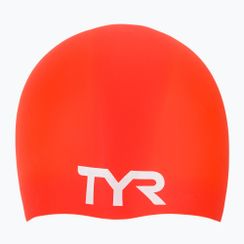 Шапка за плуване TYR Wrinkle Free Silicone bright red