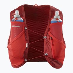 Salomon Active Skin 8 комплект червена далия/високорискова жилетка за бягане