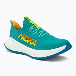 Мъжки обувки за бягане Carbon X 3 синьо/жълто на HOKA 1123192-CEPR