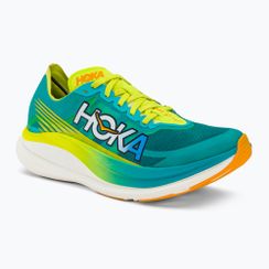 HOKA Rocket X 2 мъжки обувки за бягане синьо/жълто 1127927-CEPR