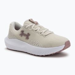 Дамски маратонки за бягане Under Armour Charged Surge 4 summit white/tourmaline pink/metallic tourmaline pink