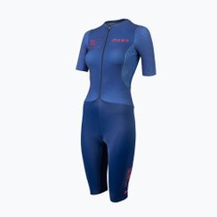 Дамски гащеризон за триатлон ZONE3 Aeroforce X II SS Trisuit navy