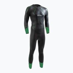 Мъжки костюм за триатлон ZONE3 Terraprene® Vision black/forest green