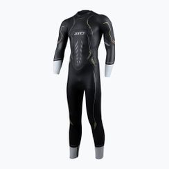 Мъжки костюм за триатлон ZONE3 Aspire black/chalk