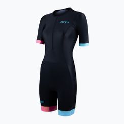 Дамски костюм за триатлон ZONE3 Activate+ Trisuit black/neon