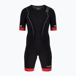 Мъжки костюм HUUB Race Long Course Tri Suit black/red