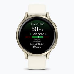 Часовник Garmin Venu 4 41 mm lunar gold/bone