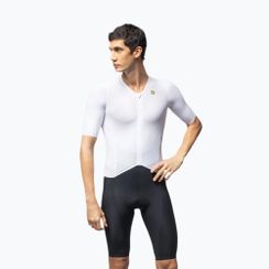 Мъжки гащеризон за триатлон Alé Eagle Tri white