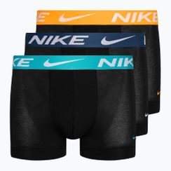 Мъжки боксерки Nike Dri-Fit Essential Micro Trunk 3 чифта синьо/насинено/жълто