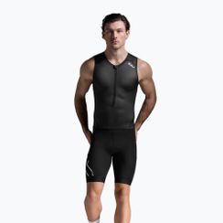Мъжки гащеризон за триатлон 2XU Core black/white