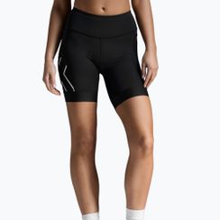 Дамски къси панталони за триатлон 2XU Core Tri 6" black/white