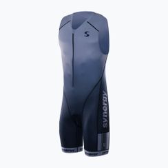 Мъжки гащеризон за триатлон Synergy Elite Sleeveless Trisuit smoke grey