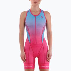 Дамски гащеризон за триатлон Synergy Pro Sleeveless Racerback Trisuit punch