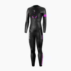 Дамски неопренов костюм за триатлон Synergy Endorphin Full Sleeve 5/3 mm black/pink