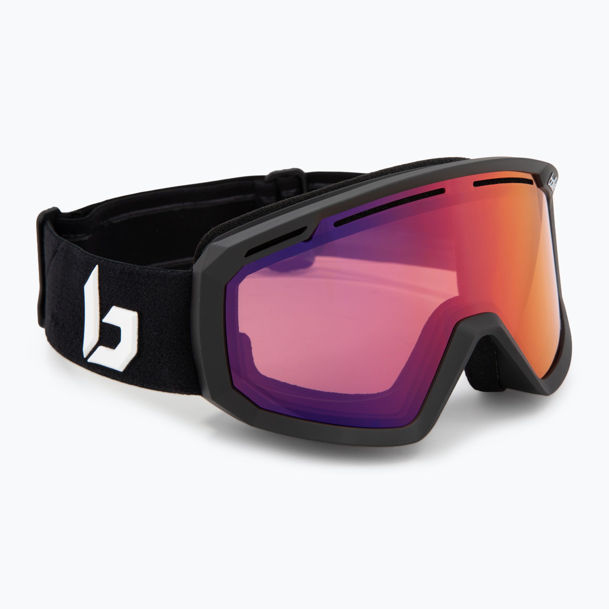 Скиорска маска Bollé Y7 OTG black matte/volt ruby (BG137007) - Sportano.bg