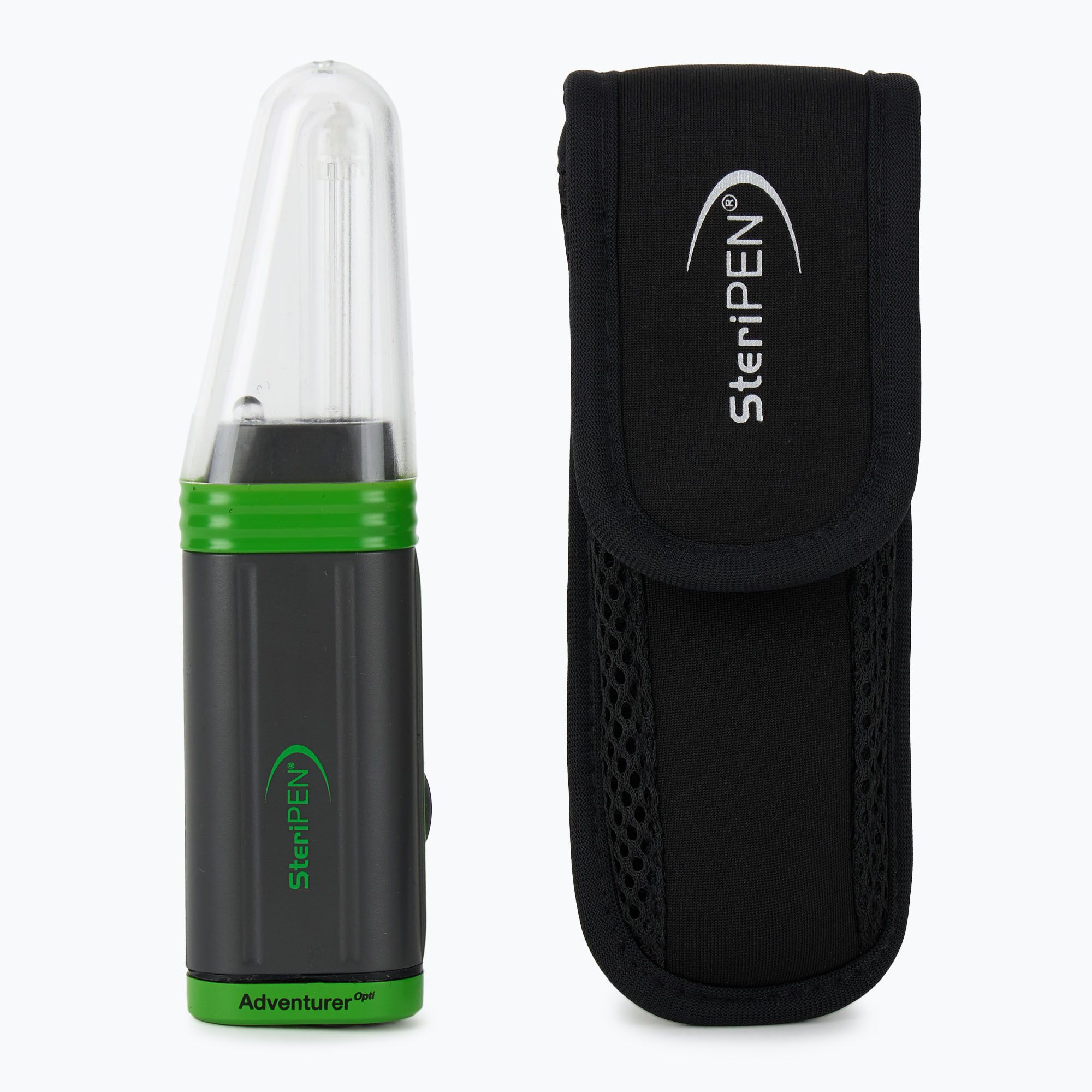 SteriPEN Adventurer Opti – Purificateur Eau UV, 0,5L/1L, 8000 Utilisations, 103 G, Avec Piles CR123A Et étui Néoprène