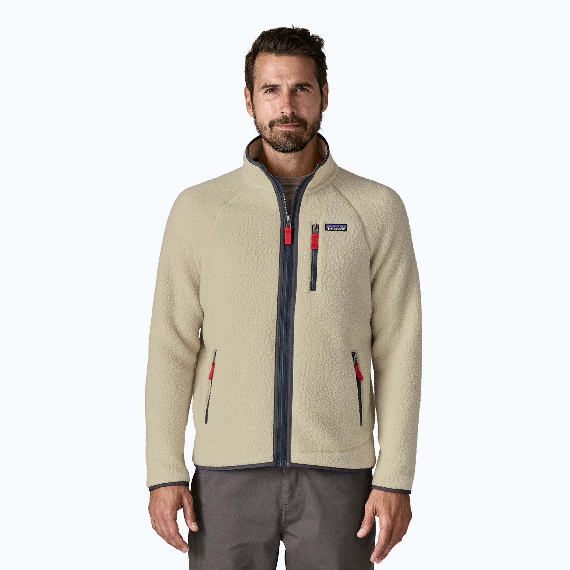 Мъжки трекинг суитшърт Patagonia Retro Pile old growth green (22801 ...