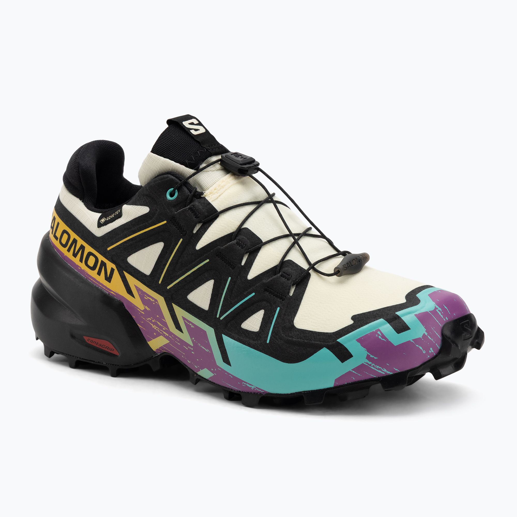 Мъжки обувки за бягане Salomon Speedcross 6 GTX black/peat/deep lichen ...