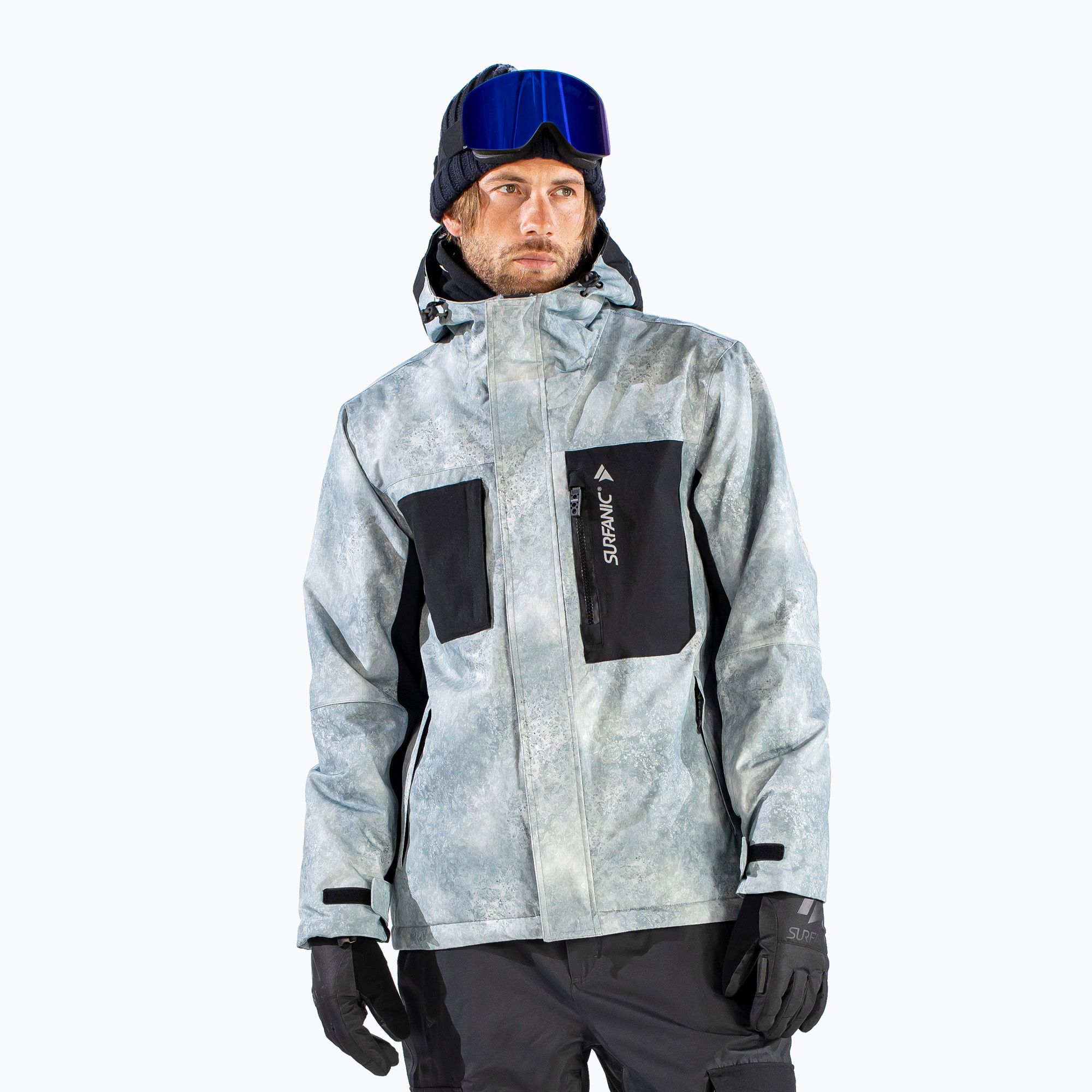 Мъжко скиорско яке Surfanic Avalanche Concrete grey (SWU1000040 ...