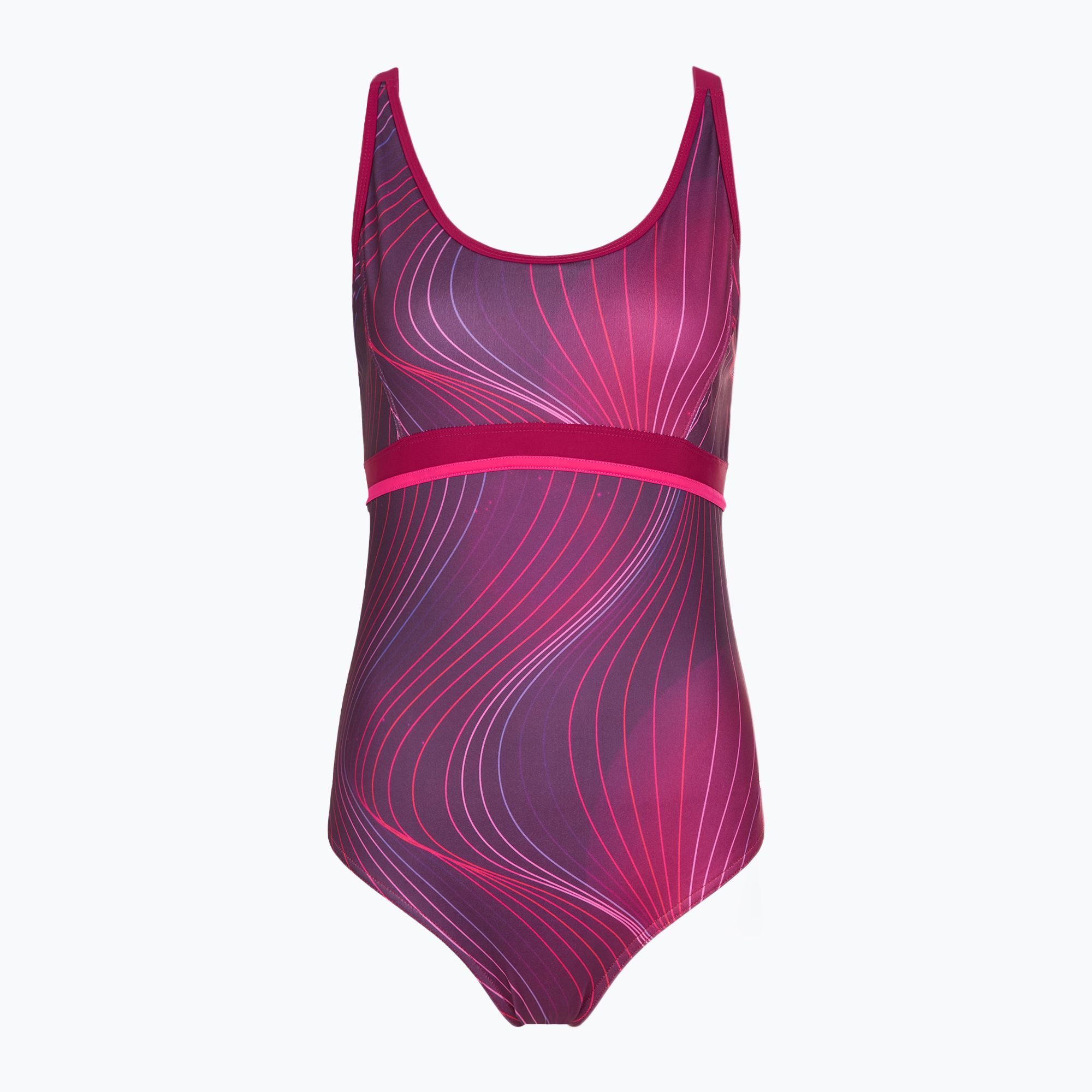 Дамски цял бански костюм RAS Bera U-Back garnet (T01365) - Sportano.bg
