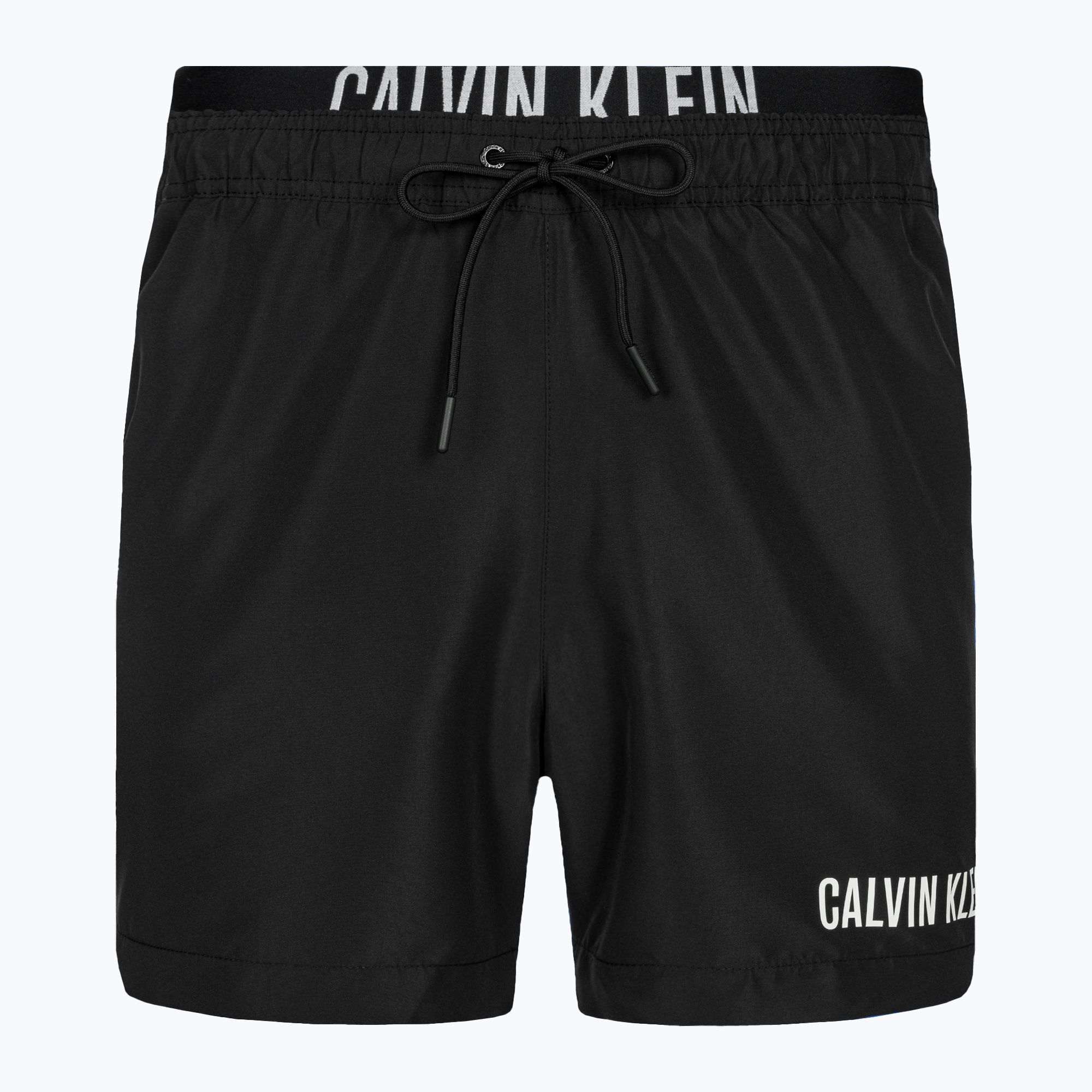 Мъжки къси панталони за плуване Calvin Klein Medium Double WB black ...