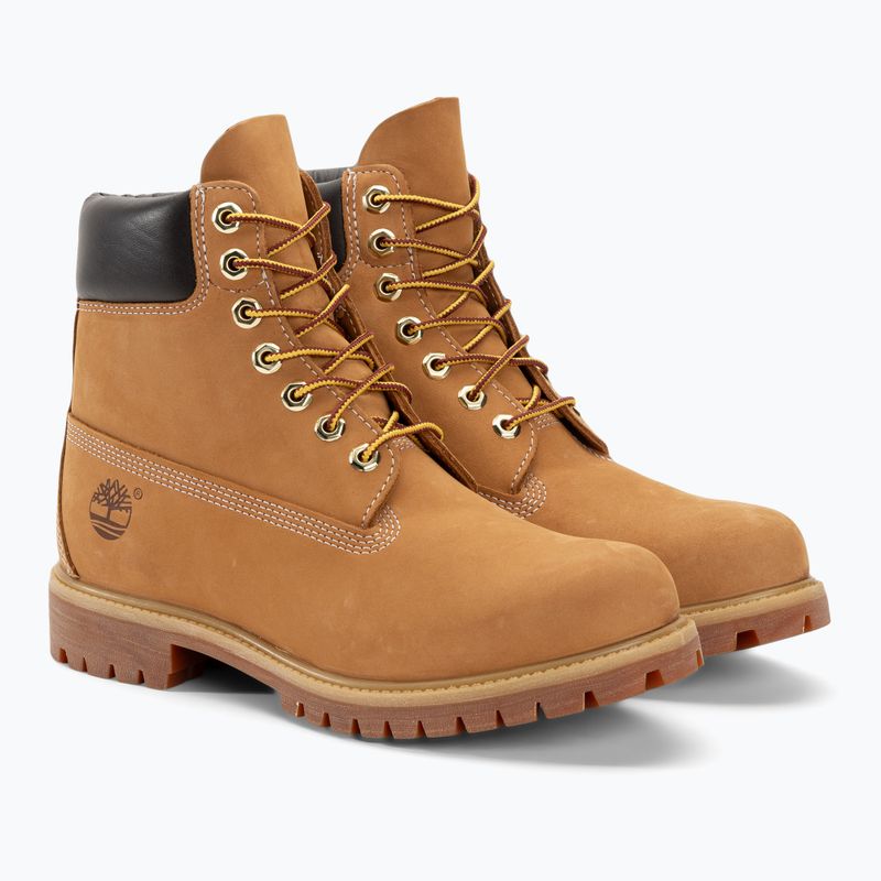 Мъжки ботуши Timberland Premium 6 Inch wheat nubuck trekking boots 4